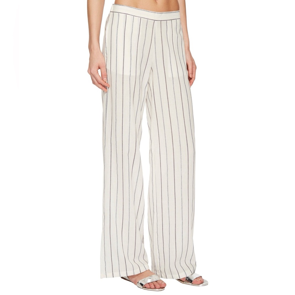 NWOT Onia Mila Pant Striped White Multi Cover Up Casual Pants